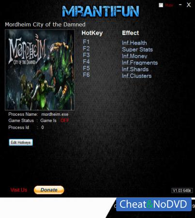 Mordheim City of the Damned  Trainer +6 v1.4.4.4 {MrAntiFun}