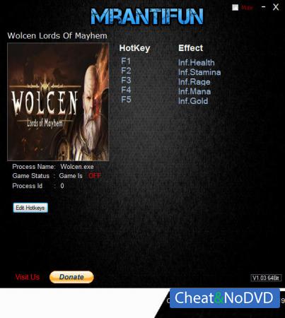 Wolcen: Lords of Mayhem  Trainer +5 v1.0.2.1 {MrAntiFun}