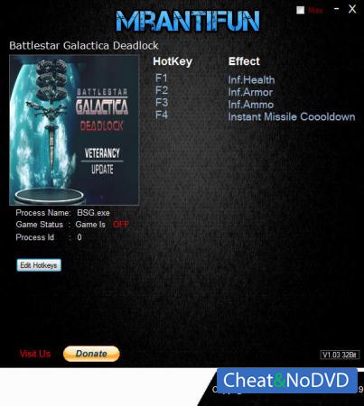 Battlestar Galactica Deadlock  Trainer +4 v1.273 {MrAntiFun}