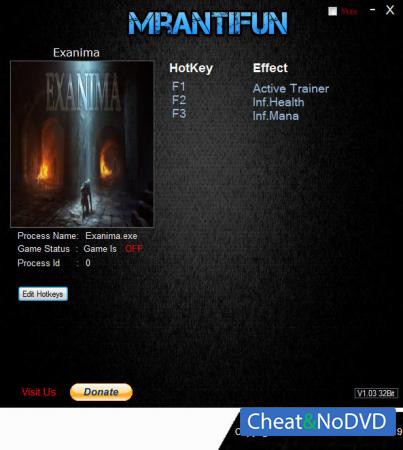 Exanima  Trainer +2 v0.7.2 {MrAntiFun}