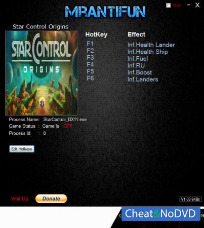 Star Control: Origins  Trainer +6 v1.32.61284 {MrAntiFun}