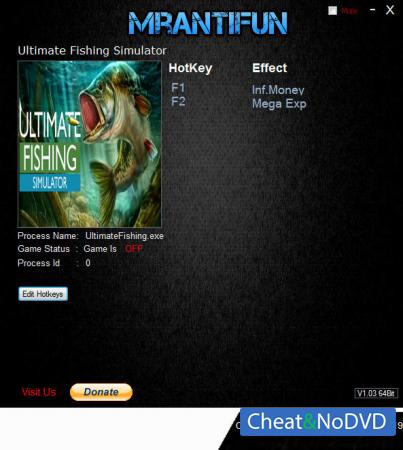 Ultimate Fishing Simulator  Trainer +2 v1.7.2.413 {MrAntiFun}