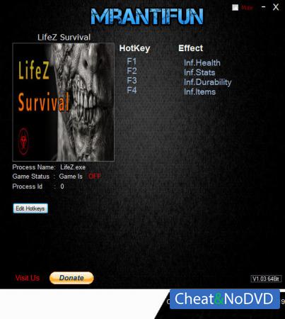 LifeZ - Survival  Trainer +4 v17.06.2019 {MrAntiFun}