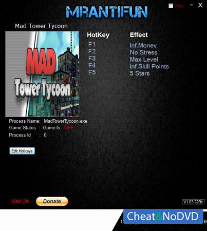 Mad Tower Tycoon  Trainer +5 v19.06.21a {MrAntiFun}