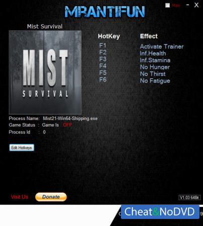 Mist Survival  Trainer +5 v0.3.0 {MrAntiFun}