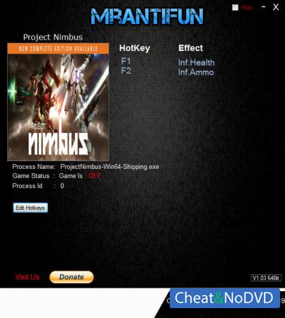 Project Nimbus  Trainer +2 v29.06.2019 {MrAntiFun}