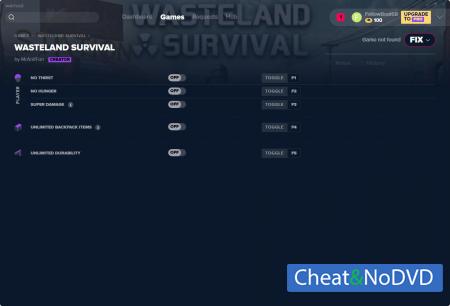 Wasteland Survival  Trainer +5 v2019.07.23 {MrAntiFun}