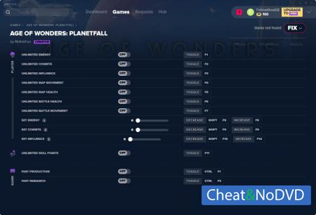 Age of Wonders: Planetfall  Trainer +13 v17.08.2019 {MrAntiFun}
