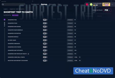 Shortest Trip to Earth  Trainer +13 v22.08.2019 {MrAntiFun}