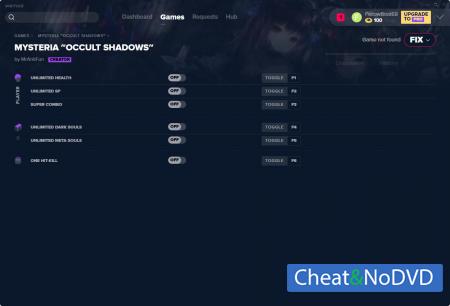 Mysteria Occult Shadows  Trainer +6 v27.08.2019 {MrAntiFun}