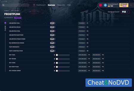 Frostpunk  Trainer +13 v1.4 {MrAntiFun}