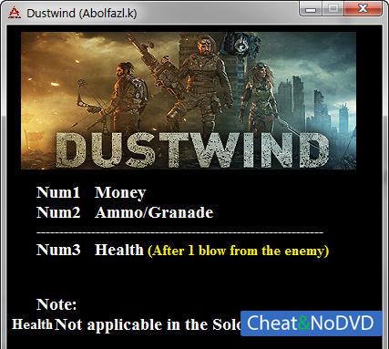 Dustwind  Trainer +3 v1.0 {Abolfazl.k}