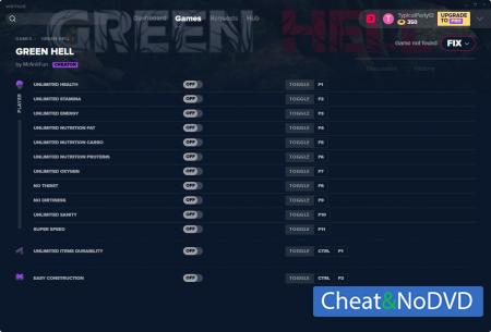 Green Hell  Trainer +13 v06.09.2019 {MrAntiFun}