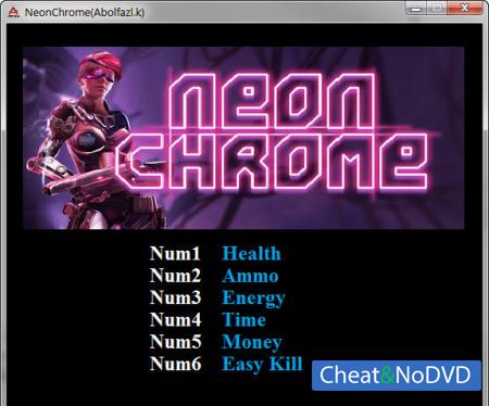 Neon Chrome  Trainer +6 v1.1.7 {Abolfazl.k}