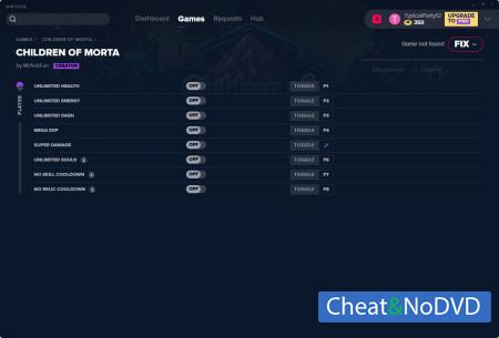 Children of Morta  Trainer +8 v21.09.2019 {MrAntiFun}
