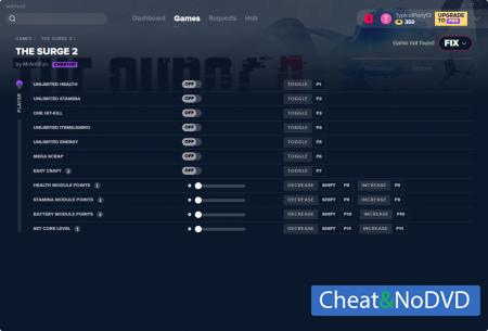 The Surge 2  Trainer +11 v25.09.2019 {MrAntiFun}