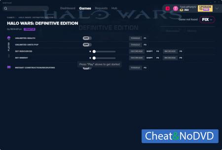 Halo Wars: Definitive Edition  Trainer +5 v18.09.2019 {MrAntiFun}