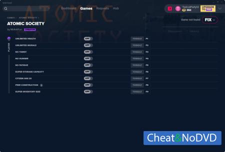 Atomic Society  Trainer +9 v08.09.2019 {MrAntiFun}