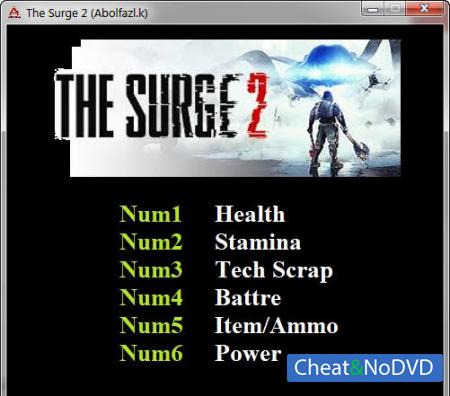 The Surge 2  Trainer +6 v1.0 {Abolfazl.k}