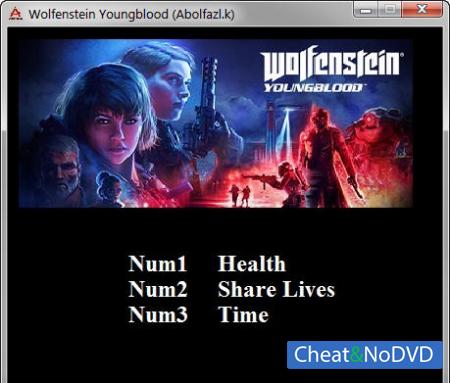 Wolfenstein: Youngblood  Trainer +3 v1.0.3 {Abolfazl.k}