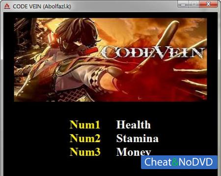 Code Vein  Trainer +3 v1.0.1 {Abolfazl.k}