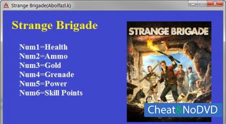 Strange Brigade  Trainer +6 v1.47.22.14 {Abolfazl.k}