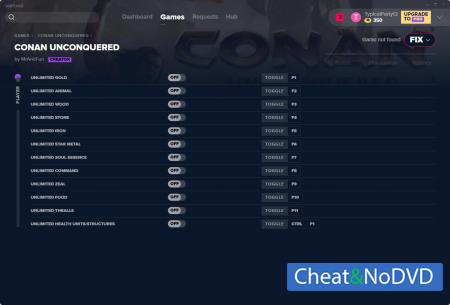 Conan Unconquered  Trainer +12 v21.09.2019 {MrAntiFun}