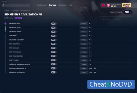 Sid Meiers Civilization 6  Trainer +13 v14.10.2019 {MrAntiFun}