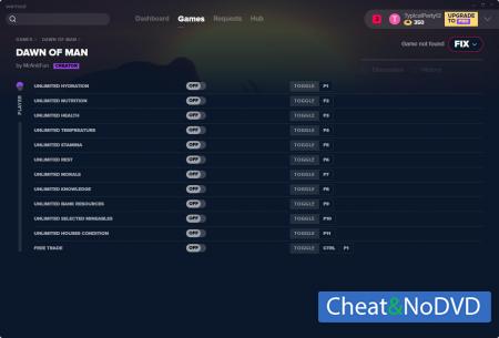 Dawn of Man  Trainer +12 v18.10.2019 {MrAntiFun}