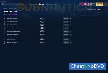 Subnautica  Trainer +8 v06.11.2019 {MrAntiFun}