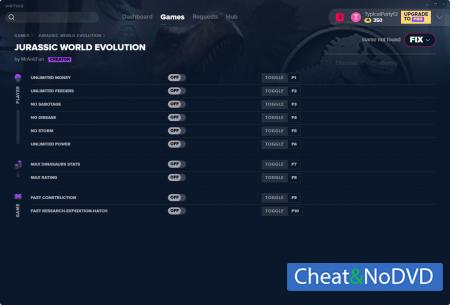 Jurassic World Evolution  Trainer +10 v09.11.2019 {MrAntiFun}