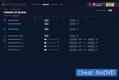 Forged of Blood  Trainer +8 v29.11.2019 {MrAntiFun}