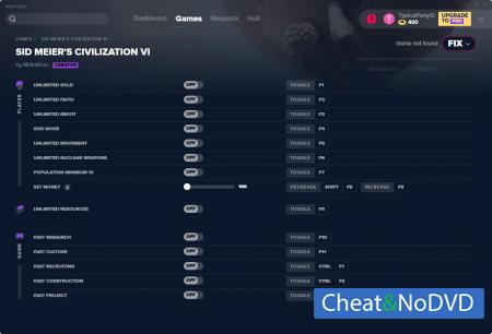 Sid Meiers Civilization 6  Trainer +13 v06.12.2019 {MrAntiFun}