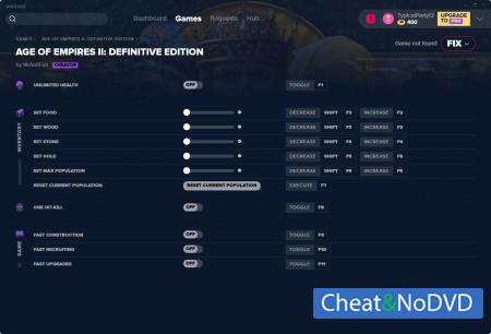 Age of Empires II: Definitive Edition  Trainer +11 v18.12.2019 {MrAntiFun}