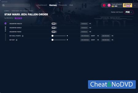 Star Wars Jedi: Fallen Order  Trainer +5 v20.12.2019 {MrAntiFun}