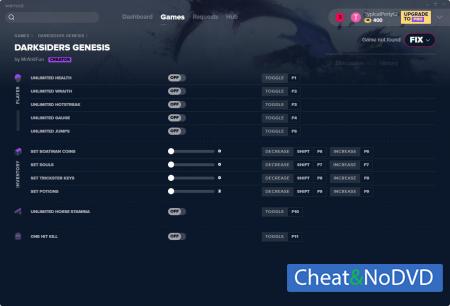 Darksiders Genesis  Trainer +11 v06.01.2020 {MrAntiFun}