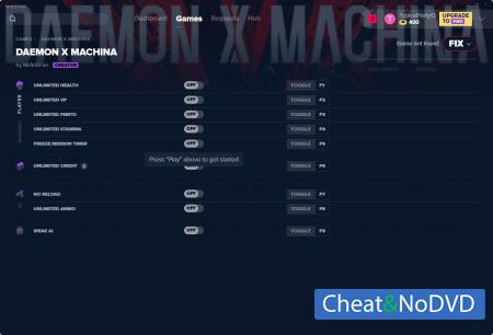 Daemon X Machina  Trainer +9 v15.02.2020 {MrAntiFun}