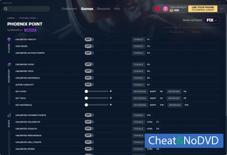Phoenix Point  Trainer +23 v04.03.2020 {MrAntiFun}