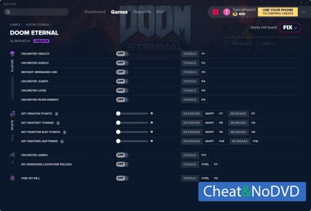 DOOM Eternal  Trainer +13 v20.03.2020 {MrAntiFun}