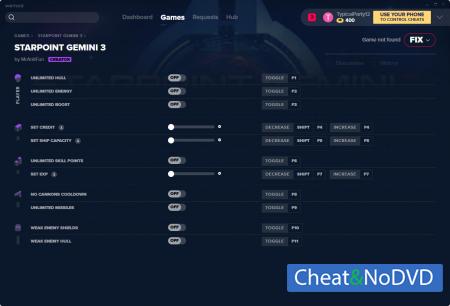 Starpoint Gemini 3  Trainer +11 v03.04.2020 {MrAntiFun}