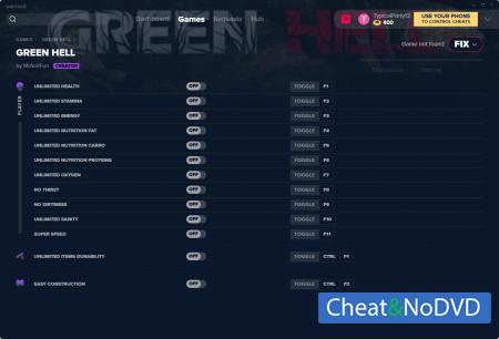 Green Hell  Trainer +13 v10.04.2020 {MrAntiFun}