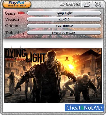 Dying Light: The Following  Trainer +20 v1.45.0 {HoG}