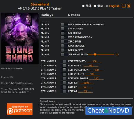 Stoneshard  Trainer +18 v0.7.0 {FLiNG}