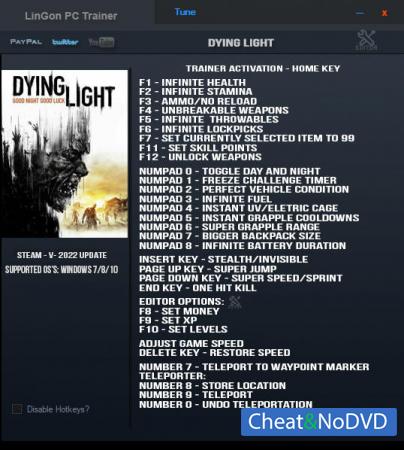 Dying Light: The Following  Trainer +35 v1.15.0  Update 01.02.2022 {LinGon}