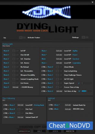 Dying Light: The Following  Trainer +27 v1.48.0 {HoG}