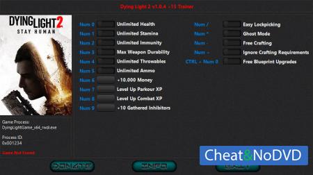 Dying Light 2 Stay Human  Trainer +15 v1.0.4 {HoG}