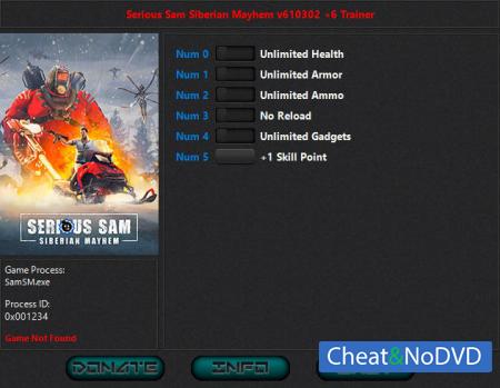 Sam: Siberian Mayhem  Trainer +6 v611534 {HoG}