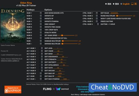 Elden Ring  Trainer +29 v1.02 {FLiNG}