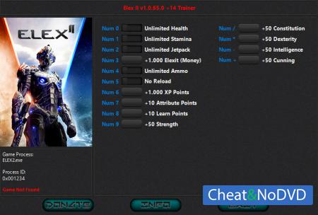 Elex 2  Trainer +14 v1.0.65.0 {HoG}