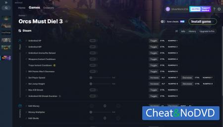 Orcs Must Die! 3  Trainer +18 v27.04.2022 {FLiNG}